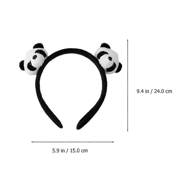 4 stk. Søtt Panda Hodebånd Hårspenne Attraktive Panda Hårtilbehør