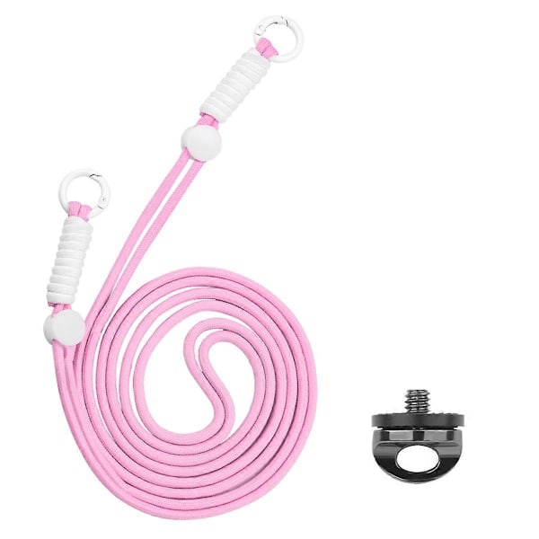 Halsrem för 3 med 1/4 Skruv Rosa