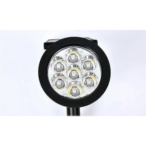 2 Markspikslampor, Solcellsdrivna Utomhuslampor för Gräsmattan, Spotlights, Gårdslampor, Plug-in RGB Landskapslampor, 7 Vita LED-lampor