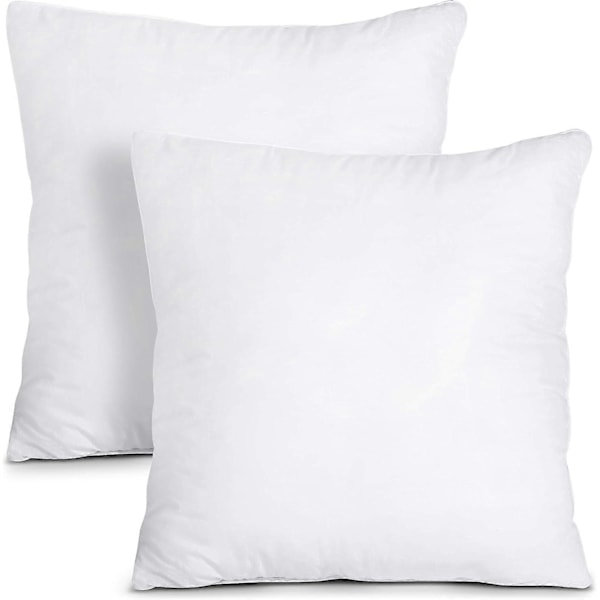 Sängkastkuddar Insats Vit 35 x 35 cm Säng- och soffkuddar - Dekorativa kuddar för inomhusbruk