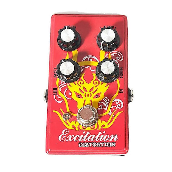 Elektrisk Gitarr Effekt Brittisk Distortion Effektpedal