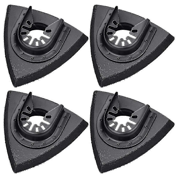 4 st Slipplattor 80 mm för fästplattor, multiverktygsblad Oscillerande multiverktygstillbehör fo