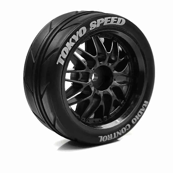 4st Gummidäck Hjul Hex för 1/10 B