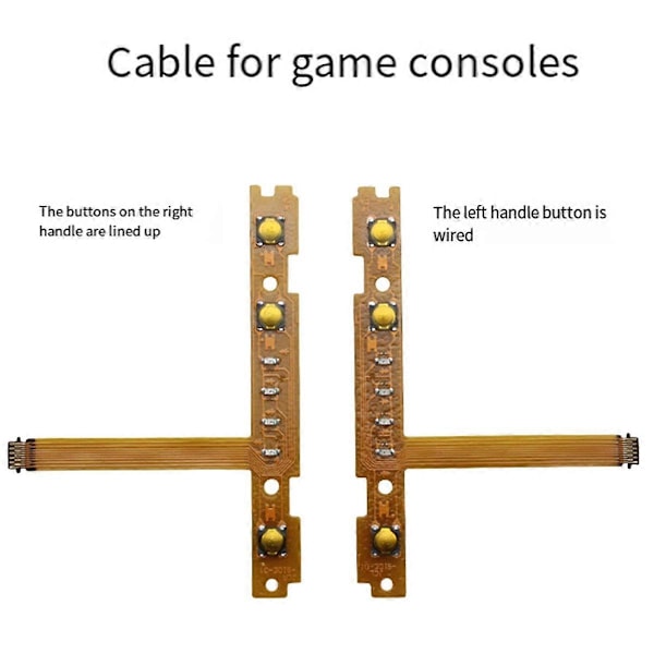 50 st för JoyCon SL Knapp Nyckel Ribbon Flex Kabel