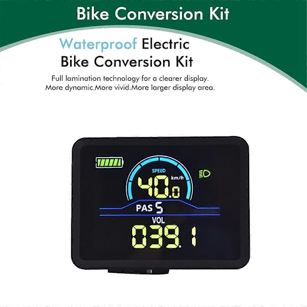 P5C Elcykel LCD Display Mätare SM 6PIN