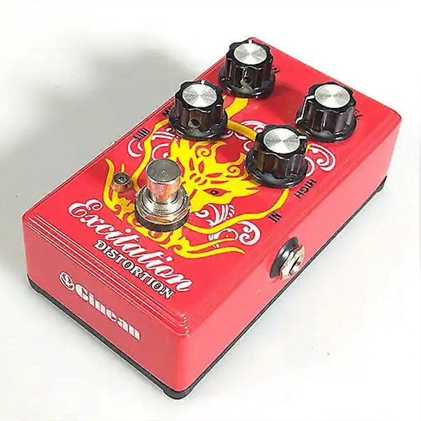Elektrisk Gitarr Effekt Brittisk Distortion Effektpedal