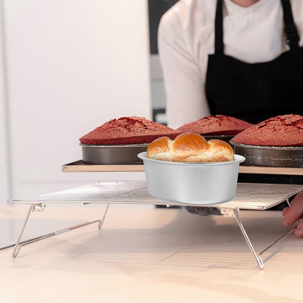 4 stk. Kakeform Nonstick oval kakeformer Aluminiumlegering Kakebakeformer Kakebakeform