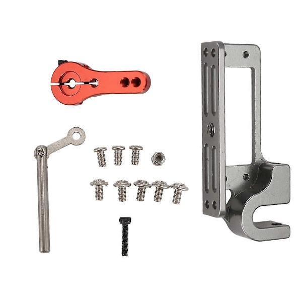 Servo Parabolisk Switch Enhet Luftfarkost Kastanordning+25T Servoarm för Fjärrkontroll Bil RC Röd 25T Servoarm