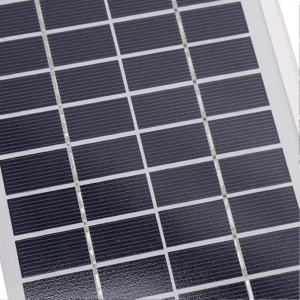 Bärbar solpanel DC 12V 3W Hög konverteringseffektivitet Halvflexibel solcellspanel för mobiltelefonbil