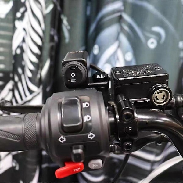 Uppgraderad Vattentät Knapp Strömbrytare Spot Light Led På Av Strömbrytare För Motorcykel Right 2 Block Switch