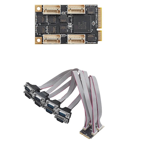 Mini PCIE Express 8 -sarjaporttiohjainkortti