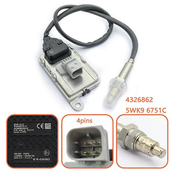 5WK96751C Lastbils Kväve Syre Sensor NOX Sensor för