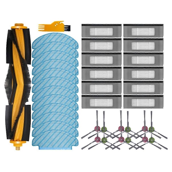 För DEEBOT OZMO T8+ / T8 / T8 Max / N8 Plus / N8 Pro Huvudsidoborste Filter Moppduk Delar