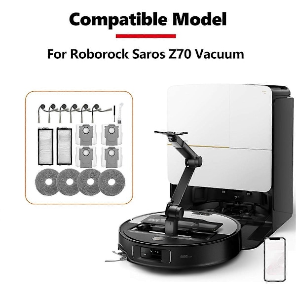 Tillbehörsset för Saros Z70 Robotdammsugare Reservdelar