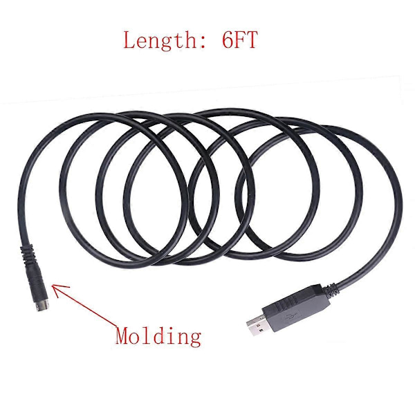 PL2303GT USB 8 Din Kontakt Adapter RS232 Konverter Programmeringskabel
