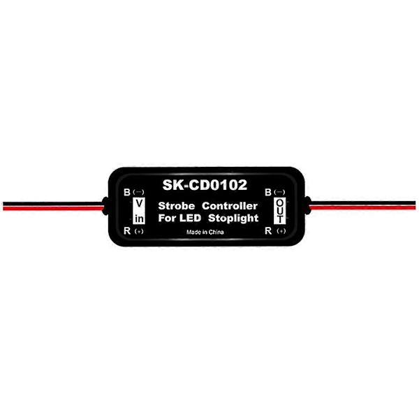 Stroboskopkontroll Bromsljus Blinkermodul för Billampa, SK-CD0102