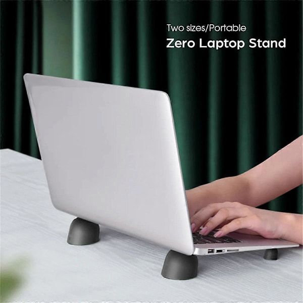 Bärbart Laptopställ Laptopkylningsställ för Laptops, Surfplattor Vit