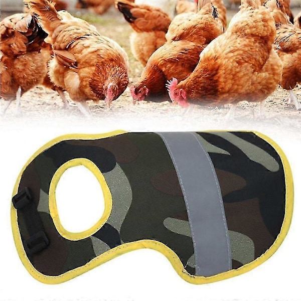 Justerbar Kycklingväst Kycklingkläder Fjäderfä Hönsadel Förkläde Fjäderfä Hönsadel Förkläde Fjäderskydd Hållare För Kyckling
