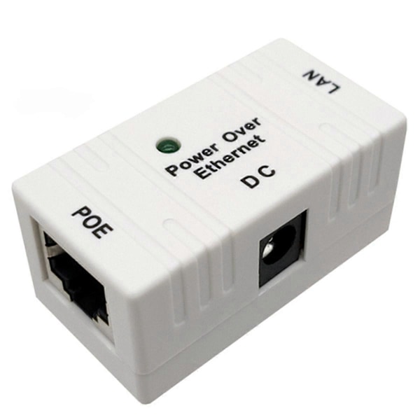 100 Mbps 5V 12V 24V 48V/1A för IP-kamera POE Adapter Modul - Vit