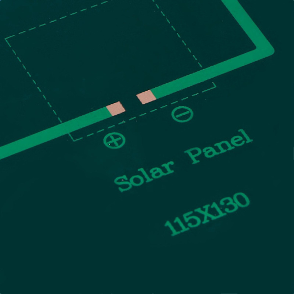 2,5W 6V Mini Polysilicium Solpanel DIY Lille Solcelle Board Modul til Solar Legetøj Lamper