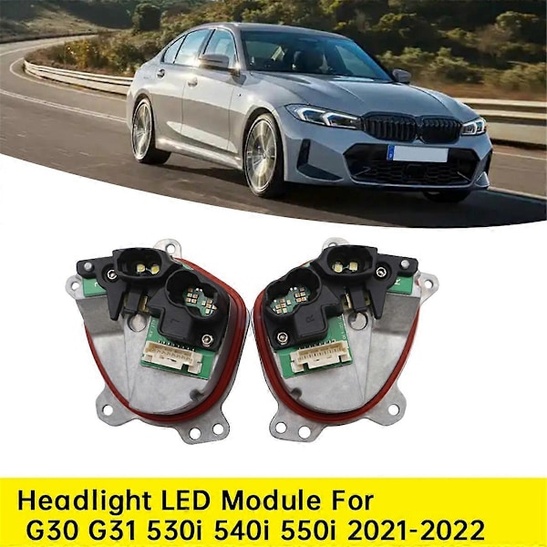 1 par Strålkastare LED Blinkersljus Modul 23508301 23508302 för G30 G31 530i 540i 550i 2021-2022 235.083-01 Hög