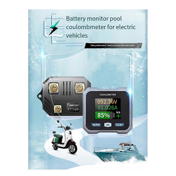 Batterimätare och Voltmeter för Elektriskt Tvåhjuligt Fordon, B