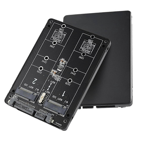 NGFF B Nyckel/ Nyckel M.2 NGFF till 2.5-tums SATA III Konverter Adapter