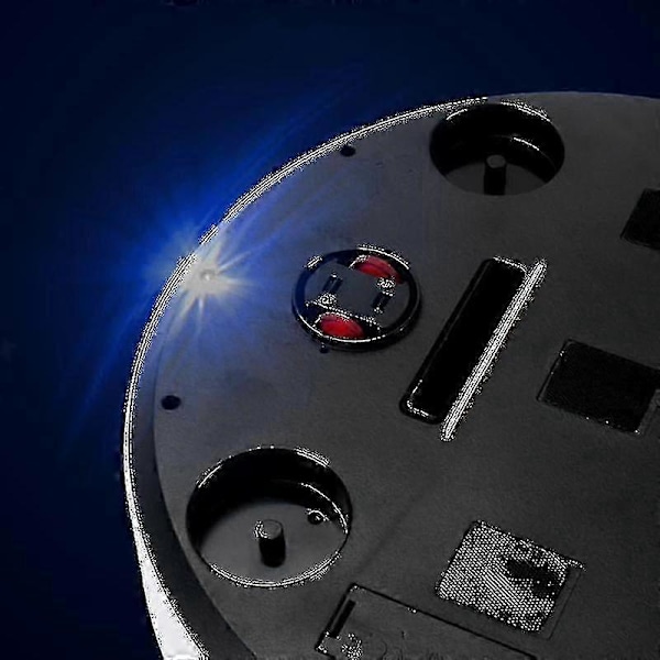 2025 Robotdammsugare 5-i-1 Trådlös dammsugare med LED-atmosfärslampor Tyst dammsugning Moppning Fuktgivande Dammsugare