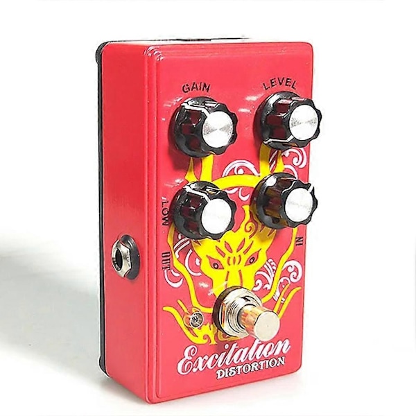 Elektrisk Gitarr Effekt Brittisk Distortion Effektpedal