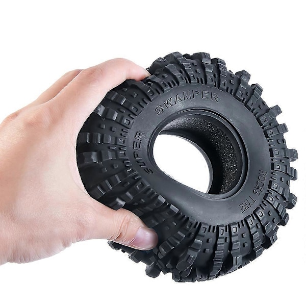 4 st 137 mm 2,2 Gummidäck Hjul för 1/10 RC Crawler Bil
