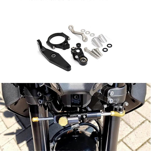 Motorcykel Styrdämpare Fäste Stabilisator Stöd för
