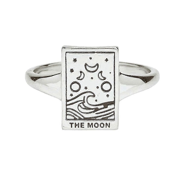 Ring som passar ditt finger, fiskstjärt/sol/måne, ring i legering, astrologi, spådom, magi 2