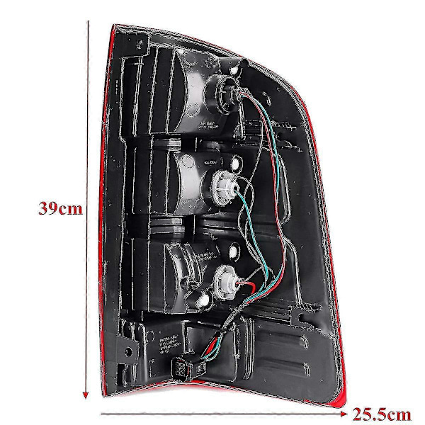 Bakre Bakljus Bromslampa Med Glödlampa För Thunder Truck 2006-2011 Höger