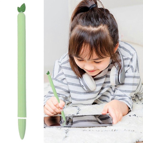 Stylus Penna Skydd Morot Silikon Skyddsfodral Kompatibelt för Apple Pencil 2
