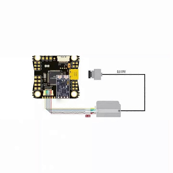 F405- Flight Controller 55A 4in1 Borstlös ESC Stack Blheli