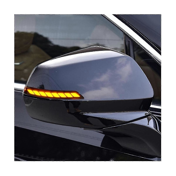 För Chevy Blazer 2019-2023 Bil Led Sidoblinkers Sekventiell Dynamisk Blinkersindikator, rökfärgad Bla