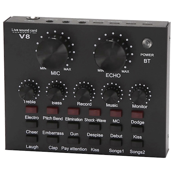 Äänikortti Audio Set Interface Ulkoinen USB Live Mikrofoniääni