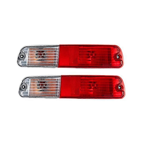 1 par Bil Bakre Stötfångare Dimljus Parkerings Varningsljus Reflektor Bakljus För Montero V73 V77 02-0