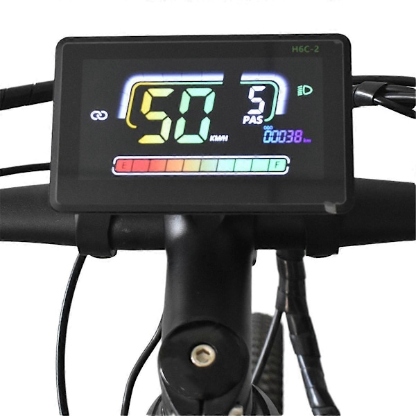 H6C-2 E-Bike Bluetooth LCD Display Mätare Scooter Hastighetsmätare 5PIN