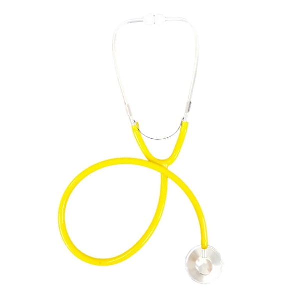 Leksaksstetoskop Realistisk Design Hörsnäcka Låtsaslek Rollspel Miljövänligt Stetoskop för Barn Yellow