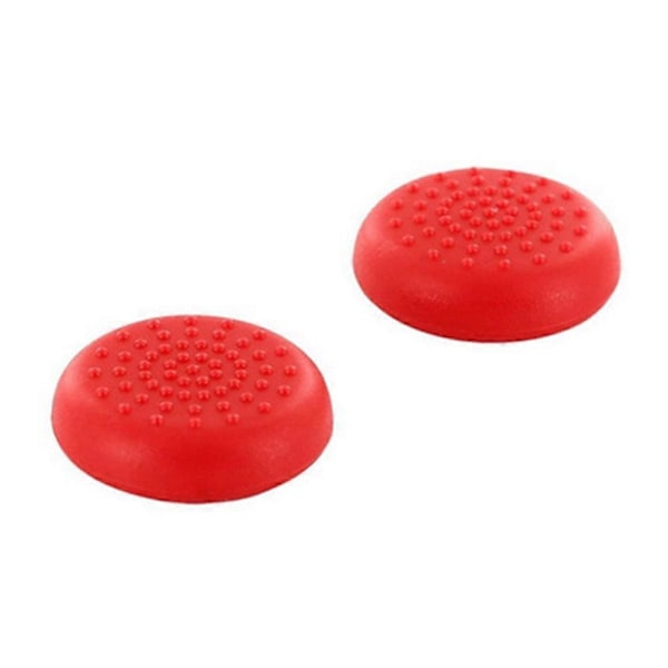 8 st Silikon Kontrollertillbehör, Halkfria Tummgrepp Joystickskydd Tumspakskydd för PS2 PS3 PS4 XBOX360-röd-