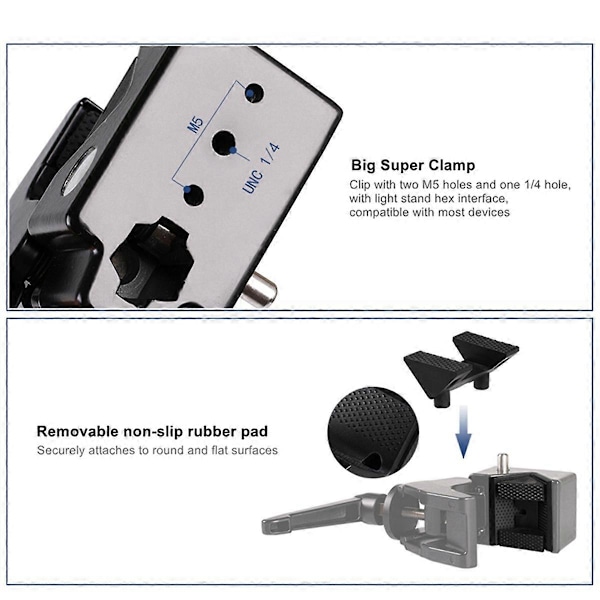Stor Super Clamp Studio Multifunktionell Stark C-Klämma
