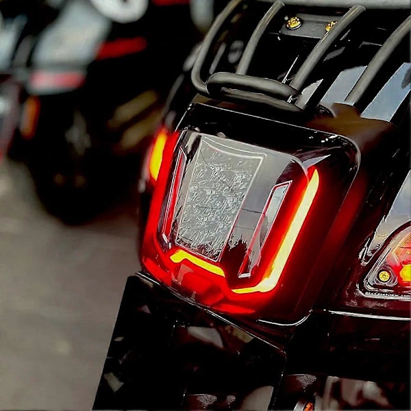 LED Blinkers Vattentät Blinkersindikator Bakljus Lampa för 300 GTS250 GTS300 GTS150 GTV300