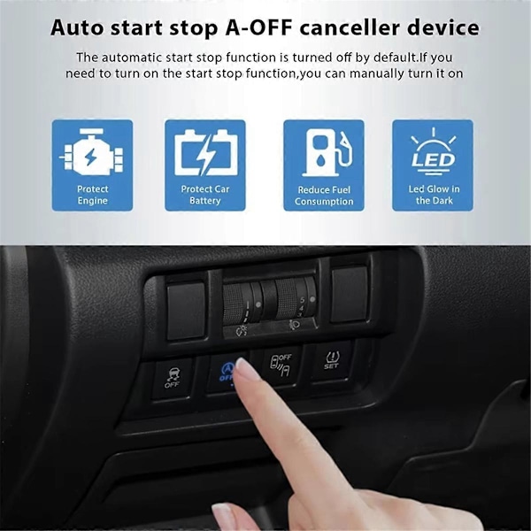 För Subaru Outback 2015-2020 Auto Start Stop Eliminator A-Off Switch