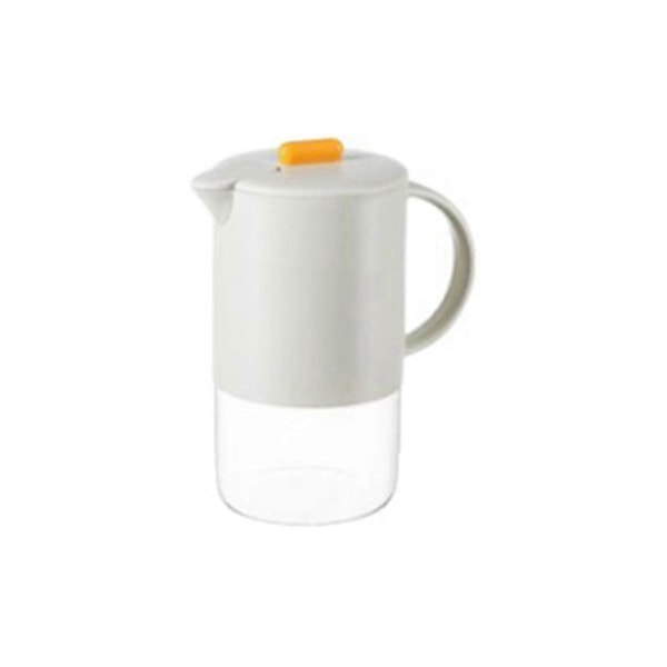 Glaskanna med Lock Kök Kaffekanna 1500ml Grå