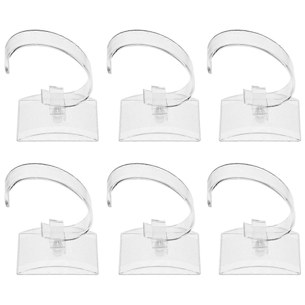 6 st Armbandsur Rack Klockhållare Klockdisplayställ Klockdisplayställ