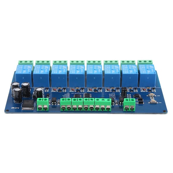 Modbus-Rtu 8-kanals Relämodul Modbus RTU 8 Switch Input RS485 Kommunikation TTL