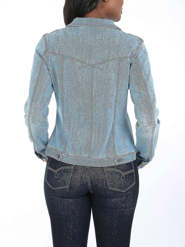 Denimjakker for kvinner light blue M