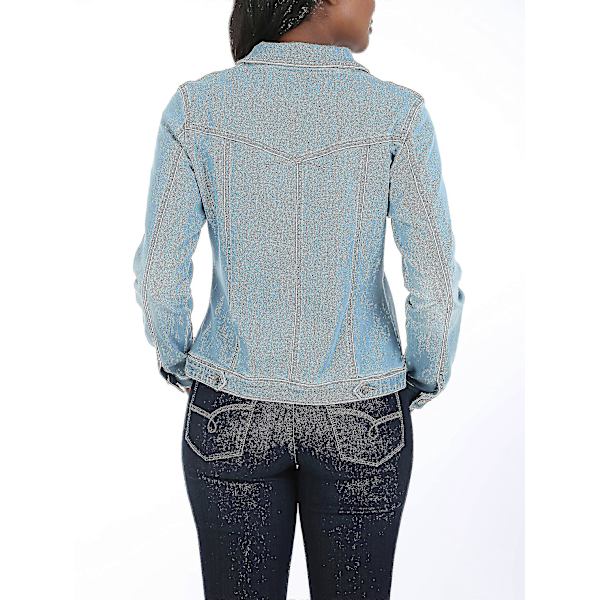 Denimjakker til kvinder light blue S
