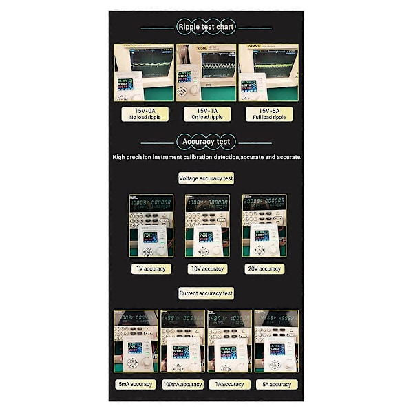 WZ3605 Anti-Backflow Justerbar Digital Kontroll DC Strömförsörjning 36V D